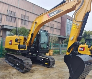 Sany 155 d'occasion 15 tonnes chenille cylindre hydraulique excavateur tarière forage poste trou excavateur sur le commerce - Product Image 3