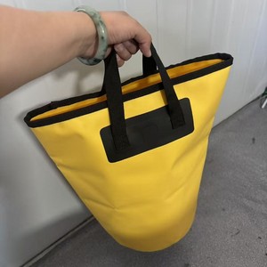 Yellow Foldable <b>Bucket</b> 10-15L Portable Collapsible For Outdoor Bathing And Camping - Product Image 3