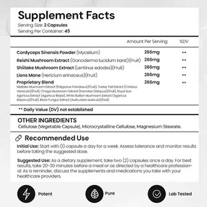 OEM грибной комплекс <span class=keywords><strong>Ganoderma</strong></span> Lucidum <span class=keywords><strong>Cordyceps</strong></span> Львиная Грива капсулы с иммунной поддержкой 0,5 г * 60 для взрослых не для беременных женщин - Product Image 2