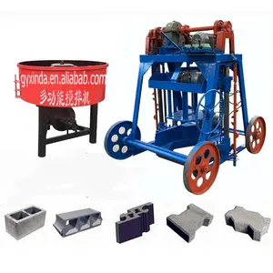 QYJ-A ineinandergreifende Boden-Zementziegel-Herstellungsmaschine Beton-Hohlblock-Herstellungsmaschine günstigster Preis