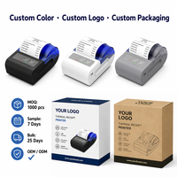 Impresora Térmica Portátil OEM/ODM de 58 mm con Bluetooth - Batería Extraíble, Logotipo y Empaque Personalizados para Comida para Llevar, Venta al por Menor y Pedidos de Entrega