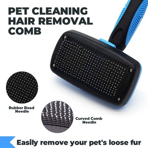 Kit di Toelettatura <span class=keywords><strong>per</strong></span> Animali 8-in-1 con Pettini e Spazzole in Acciaio Inox e Plastica, Tagliaunghie <span class=keywords><strong>per</strong></span> Cani, Gatti e Piccoli Animali, Colore Personalizzabile - Product Image 2