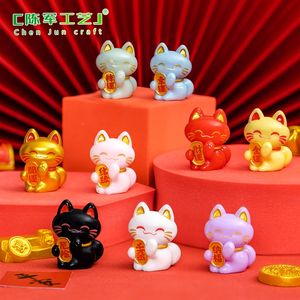 Poupées Weij Micro-Paysage Créatives, Mignonnes, Porte-Bonheur et Attirant la Richesse, Accessoires Décoratifs DIY, Petite Décoration de Bureau de Voiture - Product Image 4