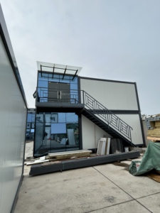 Casa Contenedor Prefabricada de Dos Pisos de 40 pies <span class=keywords><strong>para</strong></span> Obras de Construcción, Fácil de Ensamblar, <span class=keywords><strong>Apartamento</strong></span> de 2 Dormitorios - Product Image 2
