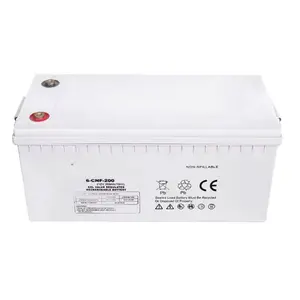 Servicio OEM batería de gel Solaire 12V 200ah alemán 12v250ah batería de gel 220ah batería de gel para sistema solar