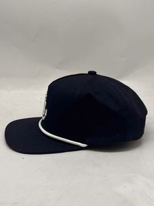 High Quality Fashion <b>Men</b> <b>Flat</b> Brim Baseball <b>Cap</b> 3D Puff Custom Logo 5 Panels <b>Cap</b> Snapback Hat With Rope Decoration - Product Image 2