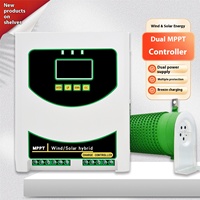 Communication RS485 500W-3000W 12V 24V 48V Double MPPT Charge Vent-Contrôleur Complémentaire Solaire
