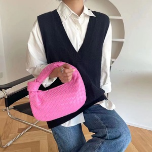Bolso de Mujer Tejido a Mano 2026, Bolso de Mano de Cuero PU de Moda para Mujer, Bolso Tote Casual Ligero de Lujo con Nudos - Product Image 1