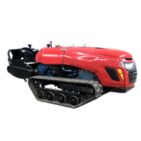 Traktor Mini Pertanian 2022 Terlaris di Cina, 35 hp, Pengontrol Jarak Jauh, Mesin Pengolah Tanah Rotary Tiller, Peralatan Pertanian
