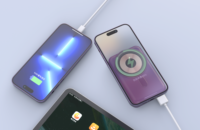 Powerbank magnétique transparent sans fil à charge rapide