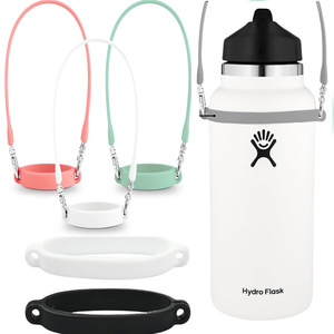 Silicone chai nước hãng thân thiện với môi non-Slip cấp thực phẩm chất liệu cho Stanley <span class=keywords><strong>hydroflask</strong></span> được thiết kế cáp treo drinkware - Product Image 4