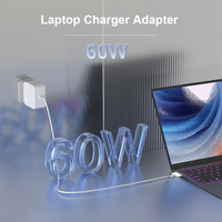 Adaptateur secteur pour ordinateur portable 60W T-Tip pour Mac 16.5V 3.65A avec protection OVP