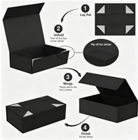 Boîte cadeau de luxe pour montre en carton rigide avec insert en velours, fermeture magnétique, logo personnalisé en feuille d'or, faible MOQ, service OEM ODM