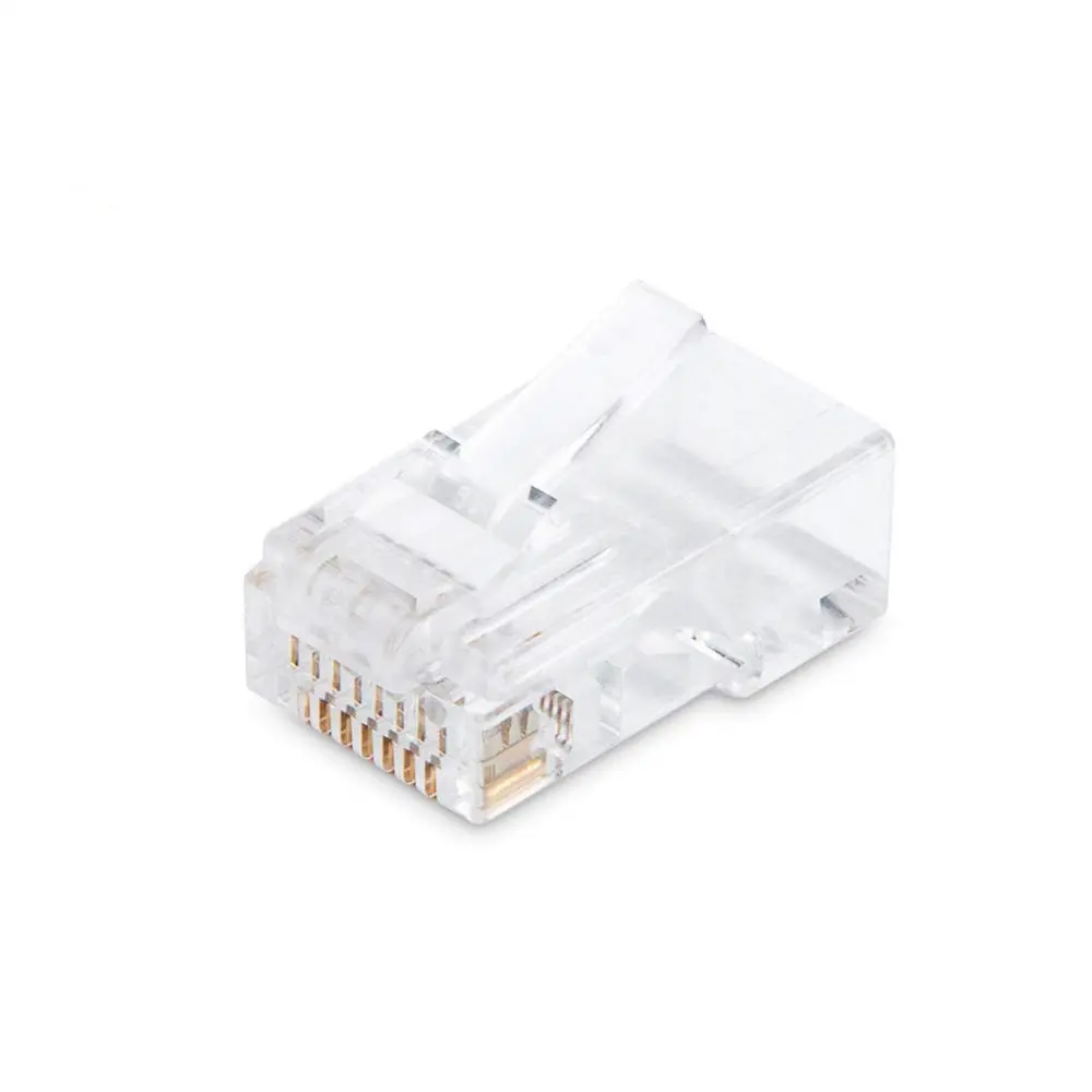 موصلات Cat6 RJ45, Cat6 RJ45 ينتهي Cat6 موصل ، Cat6 / Cat5e RJ45 موصل ، إيثرنت كابل تجعيد الموصلات UTP شبكة المكونات لصلبة