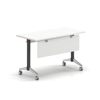 Chaise de bureau scolaire moderne convertible, extensible, pliable, en bois, pour salle de classe, avec roulettes verrouillables mobiles