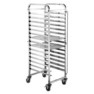 رفوف بعجلات للخبز مقاومة للتآكل من الفولاذ المقاوم للصدأ مع حمولة ثقيلة ، عربات تبريد ، عربات يدوية للفنادق - Product Image 1
