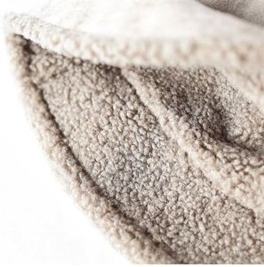 Sombrero de Pescador de Doble Cara con Forro de Gamuza para Mujer, Estilo Simple y Cálido para Primavera y Otoño - Product Image 5