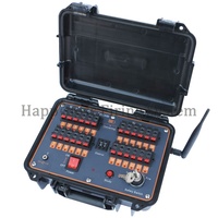 Sistema de disparo de fuegos artificiales HAPPINESS de 24 a 240 disparos con control automático por cable y programación por ordenador