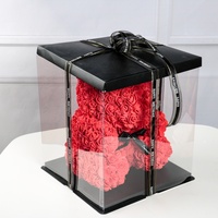 Boîte Cadeau Transparente en PET Personnalisée pour Fleurs – Vente Chaude Fabricant