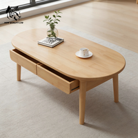 Table basse en bois, meuble de salon, nouvelle mode, prix bas, personnalisable, en stock, prêt à être expédié, vendeur d'usine chinois.