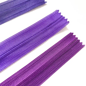 Vente en gros d'usine de haute qualité, 24 pouces 5-3 #   Fermeture éclair invisible en nylon à extrémité fermée, auto-bloquante, personnalisable et durable, pour - Product Image 3