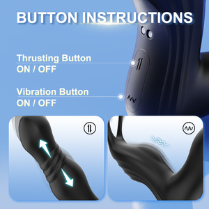 Massaggiatore Prostatico Vibratore Dildo in Silicone ABS Giocattoli Sessuali Maschili Plug Anale di Alta Qualità per <span class=keywords><strong>Intimità</strong></span> Anale - Product Image 2