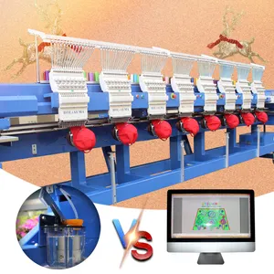 Máquina de costura programável elétrica, design do computador, máquina de bordado em sapatos de alta velocidade