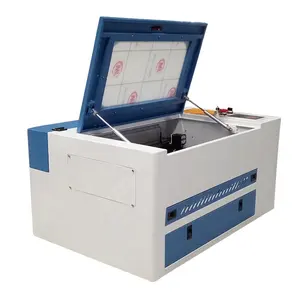Mesin Ukir Laser CNC Mini, Pemotong untuk Kertas, Kain, Akrilik, DIY, 4030, 40W