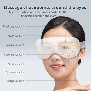 Nova Chegada Portátil 3D Acupoint Vibração Massagem Olhos Dispositivo Hot Cold Compress <span class=keywords><strong>Eye</strong></span> <span class=keywords><strong>Massager</strong></span> para Aliviar <span class=keywords><strong>Eye</strong></span> Timing Control - Product Image 4