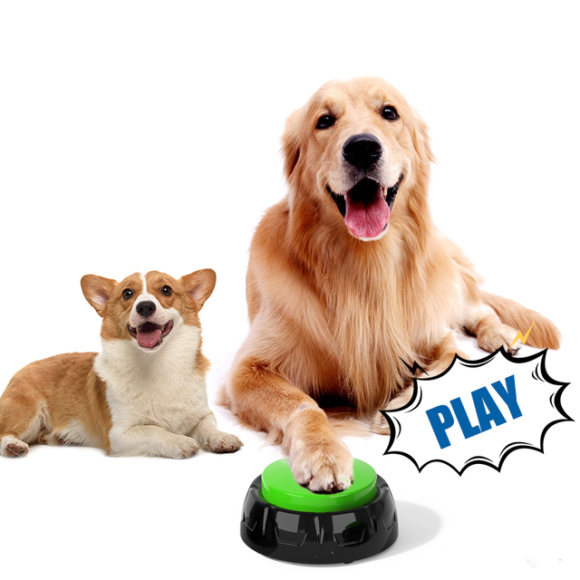 8 Color Voice Recording Button Pet Training Buzzer Dog Toys Talking Dog Buttons for Communication