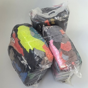 Traperos Industriales 100% Algodón Reciclado, Trapos de Camiseta de Colores Mezclados, Trapos de Limpieza Industrial - Product Image 1