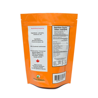 Emballage de croustilles à collation avec logo personnalisé Sachet refermable en plastique composite de qualité alimentaire Sachet pour pop-corn lait de plantain aliments pour animaux de compagnie