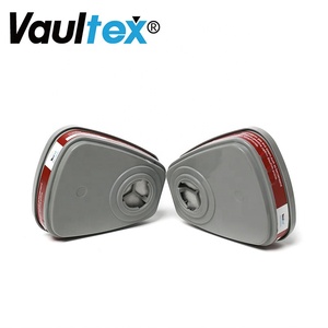 Vaultex EPI Equipment Cartouches de filtre à <span class=keywords><strong>masque</strong></span> à gaz à charbon actif pour 3M6001 - Product Image 1
