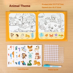 CPC CE EN71 trẻ em học sớm Sách tranh nước Câu Đố yên tĩnh màu Graffiti cho mẫu giáo Giáo Dục Sớm - Product Image 6