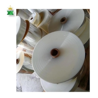 Film d'emballage thermoscellé transparent clair thermoformage PVC/POF/BOPP blanc personnalisé simple/double face