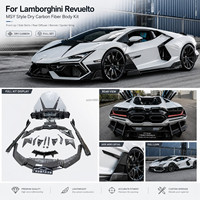 Kit de Conversión Completo de Fibra de Carbono Estilo MSY para Lamborghini Revuelto 2023+, Alerón Delantero, Faldones Laterales, Difusor Trasero, Alerón