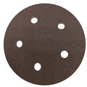 Disque de ponçage en mousse rouge de 5 pouces à 5 trous avec fixation auto-agrippante, abrasif, pour ponçage humide et sec, pour le polissage du métal et du bois - Product Image 6