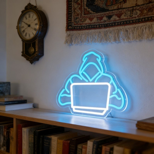 Letrero LED de Neón <span class=keywords><strong>con</strong></span> Temática de Hacker, Luz USB para Sala de <span class=keywords><strong>Juegos</strong></span>, Dormitorio, Cibercafé, Sala de Esports, Decoración de Pared para Hogar y Comercios - Product Image 5