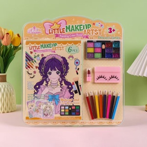 Kids Princess Makeup Painting Coloring Set DIY Creative Art Drawing Kit Educational Craft Toy <strong>for</strong> <strong>Little</strong> <strong>Girls</strong> Party <strong>Gift</strong> - Product Image 3