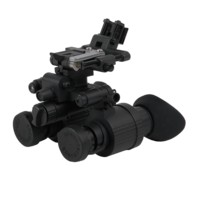 Perangkat Penglihatan Malam Mass PVS31 FOM1800+ GEN2+ Teropong Binokuler FOV Lebar 50 °   Pabrik ODM Perumahan NVG untuk Berburu, IP67, Pasokan Langsung dari Pabrik