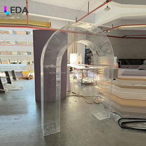 Leda ฉากหลังตกแต่งงานแต่งงานทำจากอะคริลิคใสโครงสร้างแข็งแรงทนทานสำหรับงานเลี้ยงงานแต่งงาน - Product Image 6