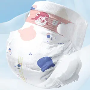 AUB özel etiketli marka ucuz tek kullanımlık uykulu bebek bezi organik bebek ürünleri güzel bebek bezi üreticisi