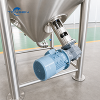 Tanks à bière Tonsen 3000L en acier inoxydable brillant, avec enveloppe chauffante (BBT) et pierre de carbonatation pour brasserie artisanale