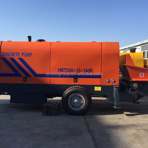Pompe à béton sur remorque STCD80 à débit réglable 85/50 m³/h, économie de carburant en cas de volume réduit, Deutz 129 CV pour <span class=keywords><strong>les</strong></span> pics de demande - Product Image 1