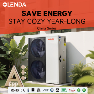 Bomba de Calor Comercial <span class=keywords><strong>R32</strong></span> de 35.5kW con Carcasa Metálica, 380V EVI DC <span class=keywords><strong>Inverter</strong></span> Trifásica, Calentador de Agua Doméstico A++, para Exteriores y Hoteles - Product Image 3