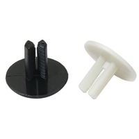 BR-83B BR-83W BR-120B BR-120W Rivets à cliquet en plastique nylon PA66 à action barbelée