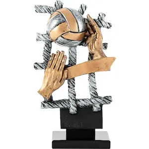 Trofeo Sportivo di Pallavolo in Resina Decorata - Product Image 1