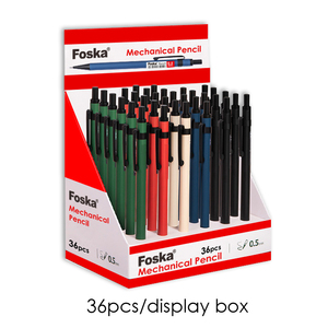 Lápices propulsores de plomo Foska de 0,5 MM y 0,7 MM, lápices mecánicos de Color para niños, niñas, regalo, suministros para estudiantes escolares, durabilidad - Product Image 6