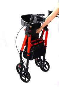 Stile europeo in alluminio <span class=keywords><strong>Walker</strong></span> Rollator esterno deambulatore ruote in pvc disabile corrimano deambulatore Rollator - Product Image 3