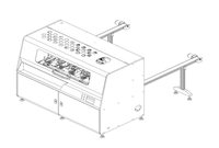 Nouvelle machine d'impression sérigraphique automatique CNC servo HDPE pour bouteilles avec système de durcissement UV pour verre, plastique, pots et gobelets multicolores